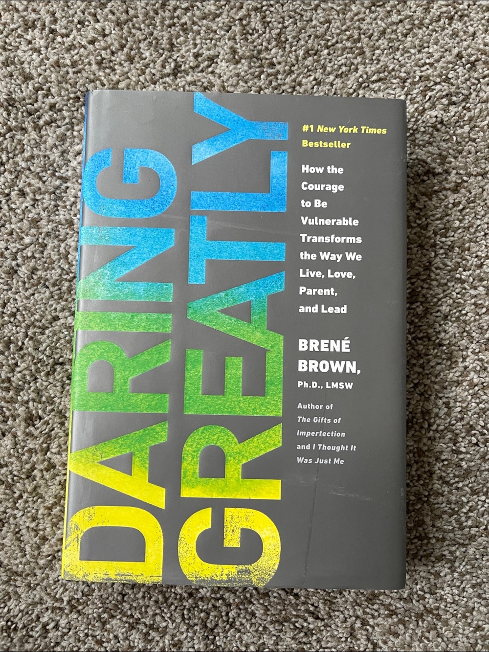 Daring Greatly Brene Brown Hard Cover